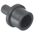 thumbnail image 1 of Unique Bargains UPVC Reducer Pipe Fitting 32mm OD 16mm Barbed, Straight Coupling Adapter Connector, Grey, 1 of 5