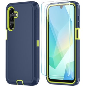 HCTian Coffret téléphonique pour Samsung Galaxy A16 5G Cas avec HD Protecteur d'écran, résistant aux chocs & Étanche à goutte 3-Layer Couverture de téléphone pour Galaxy A16