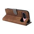 thumbnail image 3 of Phone Wallet Case for Google Pixel 10 Pro with Stand - Leather Folio Cover & Card Slots Brown, 3 of 5