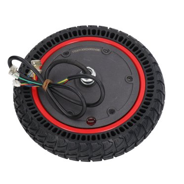 Electric Scooter Motor Wheel, Shock Absorption 36V Waterproof Anti Skid Electric Scooter Tire Motor 350W For Repair