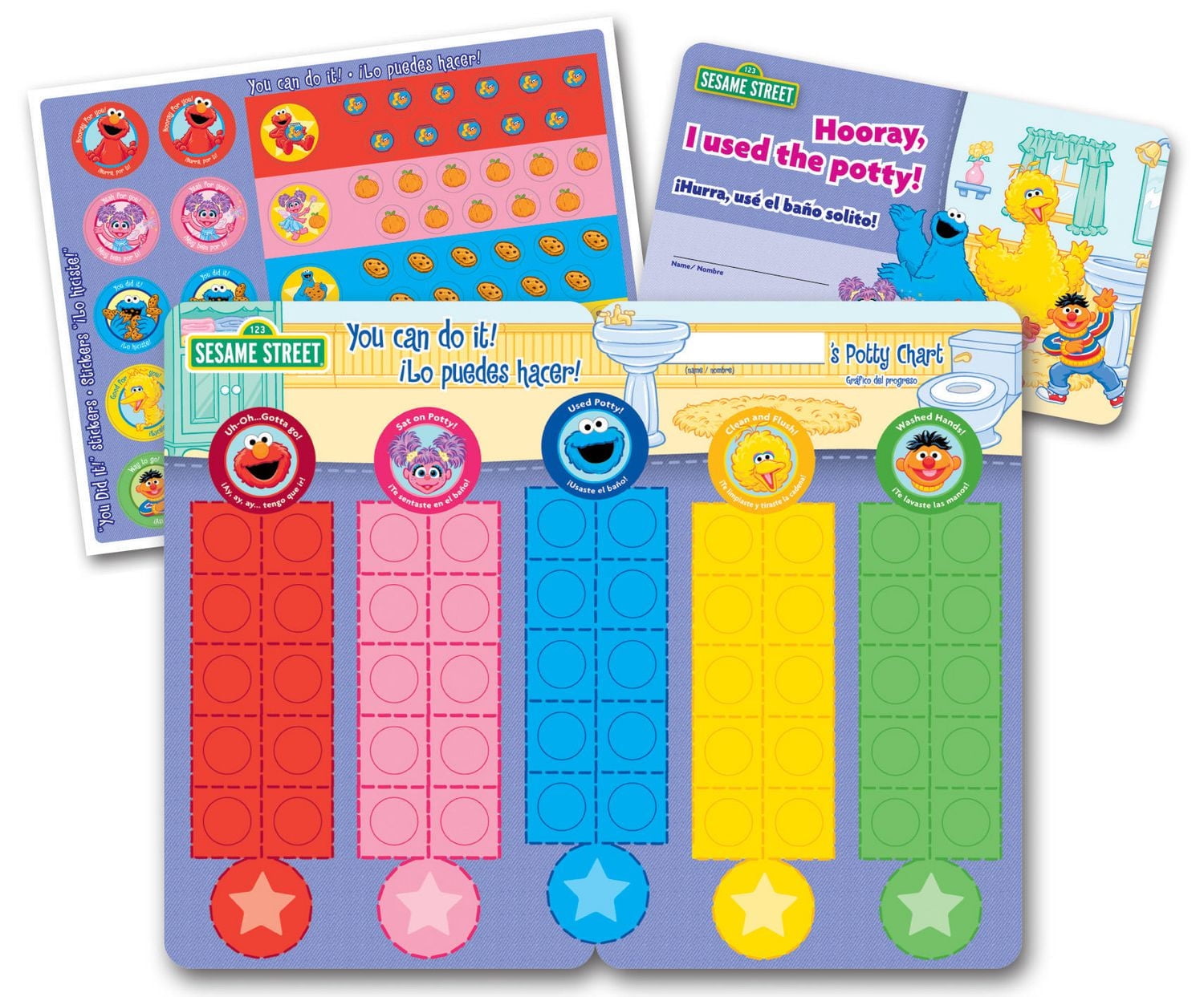 Sesame Street Trousse de Récompense pour l'Apprentissage à la Propreté
