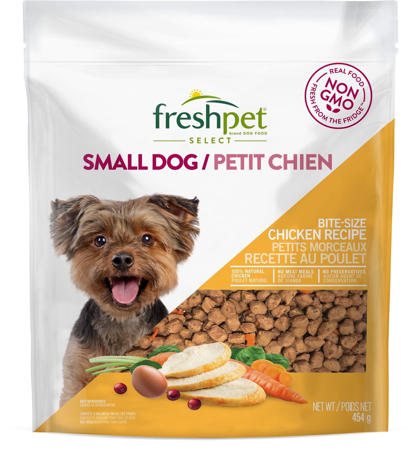 Freshpet Select Grain Free Small Dog Tender Chicken Recipe 500g