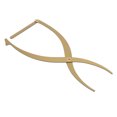 thumbnail image 1 of Pochoir à Sourcils, Règle de Maquillage en Acier Inoxydable, Outil de Mesure pour Microblading, Positionnement Permanent à 3 Points, Outil de Mesure Symétrique pour Sourcils, 1 of 7