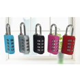 thumbnail image 3 of Cadenas à Combinaison, Cadenas à Combinaison à 4 Chiffres Cadenas Coloré Cadenas à Combinaison Intégration Transparente, 3 of 14