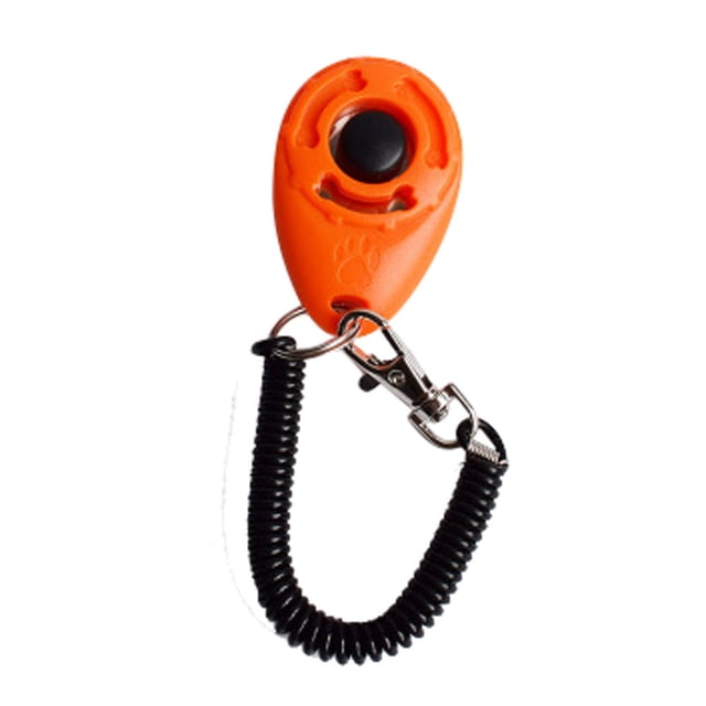 LSLJS Dog Training with Wrist Strap, Positive Behavior Reinforcer for Pets, 1 Piece New Dog Pet Click Clicker Training Trainer Aid Wrist Strap