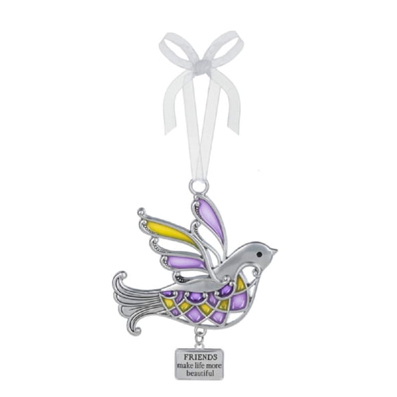 Ganz Easter Christmas Or Everyday Zinc Bird Ornament 3in (Friends)