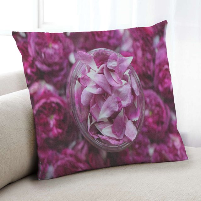Ahgly Company Color Focus Purple Coussin d'Intérieur, 18 Pouces par 18 Pouces