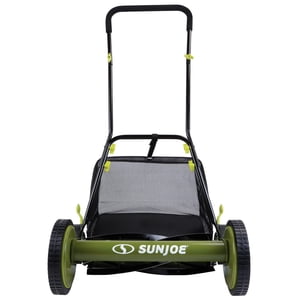 Sun Joe MJ501M Tondeuse manuelle à bobines avec attrapeur d'herbe, 18 1 cm