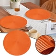 thumbnail image 1 of Placemat Round Braided Table Mats for Dining Rooms - Woven Washable Non 15 Inch for Everyday Use, 1 of 7