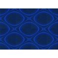 thumbnail image 1 of Ahgly Tapis Rectangulaire Lavable en Machine Intérieur Transitionnel Bleu Minuit, 2 Pieds x 5 Pieds, 1 of 1
