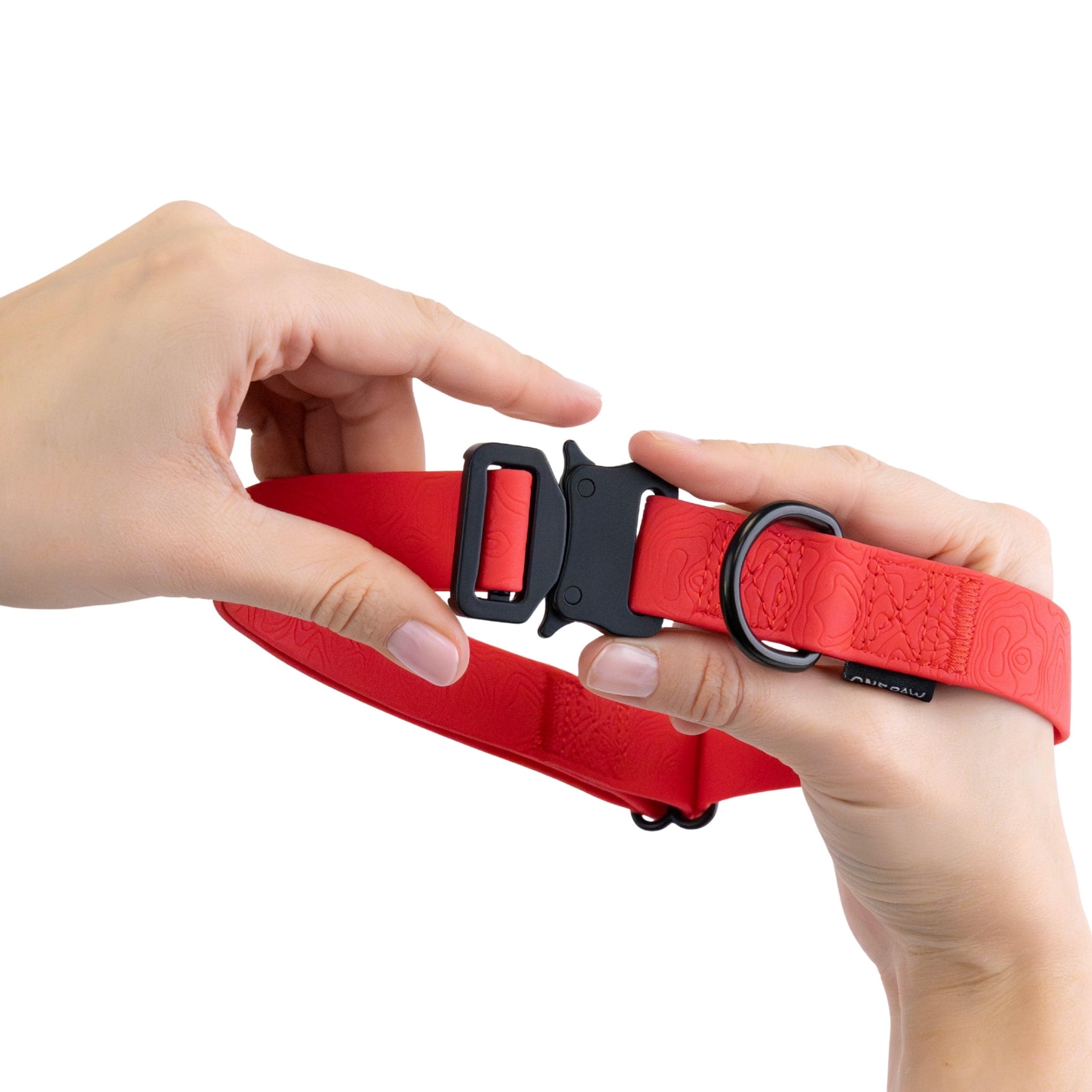 One Paw, Un collier pour chien en Silicone avec boucle métal, hydrofuge, plusieurs tailles.