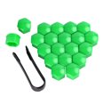 thumbnail image 2 of Maytalsory 20 Pieces Car Wheel Nut Caps Auto Hub Screw Cover Replacement Dust-proof Green 21mm 1Set, 2 of 6