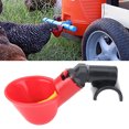 thumbnail image 4 of Poultry Waterer, 2in Removable Farm Water Bowl, Anti-falling Buckle Type Automatic For Pigeons Quail Farms Use Chicken Feeding Livestock Backyards Use, 4 of 8