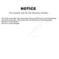 thumbnail image 2 of Positive Plus Rear Semi-Metallic Disc Brake Pads PPF-D1279 for Car Ford Expedition Lincoln Navigator MKT, 2 of 8