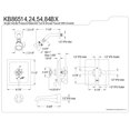 thumbnail image 4 of Kingston Brass Single Handle Tub & Shower Faucet, 4 of 4