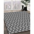 thumbnail image 3 of Ahgly Company Tapis d'Intérieur Lavables en Machine, Ronds Transitionnels Gris Nuage Gris, Ronds de 4', 3 of 7