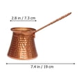 thumbnail image 5 of CNKOO Turkish Coffee Pot Copper Cezve Coffee Maker 320ml, 5 of 5