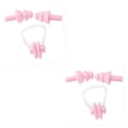thumbnail image 4 of stanreset Waterproof Nose Clip Swimming Anti-noise Earplug for Protection Ear Protector Pink 2Set, 4 of 6