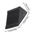 thumbnail image 2 of Luxshiny 3Pcs Portable Black Rubber Tire Chocks Heavy Duty Wheel Support Pads for Vehicle Stability, 2 of 8