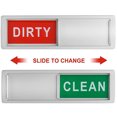 thumbnail image 4 of Oleegame 2PC Ten Dollar Items Dirty All Clean Dishwasher Suit Indicator Dishwashers Sign Design Magnet Slider Kitchen，Dining & Bar Silver, 4 of 9
