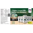 thumbnail image 3 of Lait de Coco Biologique, Lot de 6 Canettes - M2N2, 3 of 6
