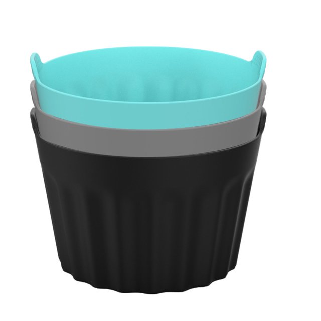 ZheElen Cake Molds Reusable And Easy To Clean For Convenient Baking Cupcake Evenly Heated And Non Stick Mold 3 sets