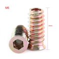 thumbnail image 1 of Wood Nut, Furniture Nut Rust Protection Hex Socket Durable  For Woodworking For Wood Furniture, 1 of 2