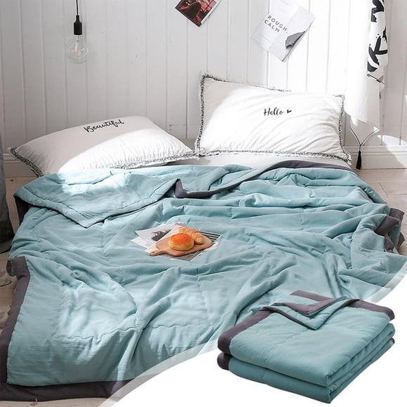 Yhmxh Summer Cool Quilt Blanket Summer Ice Blanket Suitable For Hot Sleepers And Night Sweaters Bed Light Ice Blanket Sofa Ice Blanket Fan Summer Sleep Quilt Summer W