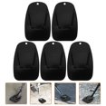thumbnail image 2 of 5pcs Motorcycle Side Stand Pads Motorcycle Foot Peg Bracket Pads (Black), 2 of 8
