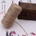 thumbnail image 4 of thinsony 2mm 150M Length Natural Jute Twine Thick String 3Ply Rope DIY Arts Crafts Decoration Bundling, 4 of 8
