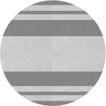 thumbnail image 1 of Ahgly Company Tapis de Zone Rond Gris Transitionnel pour Intérieur Lavable à la Machine, 4 Pieds Rond, 1 of 7