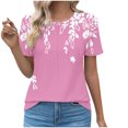 thumbnail image 1 of Birdeem Womens Round Neck Fashionable Casual Short Sleeved Spring/Summer Top, 1 of 12