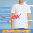 thumbnail image 4 of RKSTN Chemises pour Hommes 2024 Été Manches Courtes Respirantes Douces Légères Chemises Couleur Unie Col Rond Blouse Hauts, 4 of 8