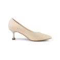 thumbnail image 3 of BLISSFUL STEP Women's Pointed Toe Low Kitten Heels Pumps, 3 of 7