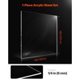 thumbnail image 2 of VEVOR 1-Pack Plexiglass Acrylic Sheet 36 x 48 Inch Plastic Sheet 1/4 Inch Thick, 2 of 9