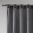 thumbnail image 4 of Paire de Fenêtres en Velours Polyester Uni 37x63 Pouces Design Colt en Charbon, 4 of 9