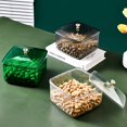 thumbnail image 3 of LCXmlly Fruit Plate Transparent Snack Dish Large Capacity Serving Platter Multiuse Container, 3 of 6