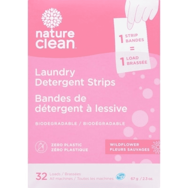 Nature Clean Wildflower Laundry Detergent Strips