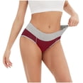 thumbnail image 4 of Culottes Menstruelles pour Femmes, 4 Pcs, Réutilisables, Anti-Fuites, Grande Taille, Culottes de Protection Post-Partum, 4 of 7