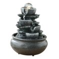 thumbnail image 3 of simhoa Cascade Intérieure Illuminée Maison Terrasse Pendaison de Crémaillère Bureau Table B, 3 of 8