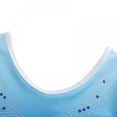 thumbnail image 4 of Greyghost Children Kids Girls Long Sleeve Leotards, Bright Color Patterned Gradient Ballet Practice Dance Wear Costumes, Athletic Gymnastics Bright Color Body Suits, 4 of 19