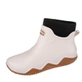 thumbnail image 2 of Ankle Rain Boots, Unisex Couple's Casual Rubber Shoes with Letter Design, 2 of 5