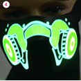 thumbnail image 5 of LED Luminous Flashing Face Mask Party Masks Light Up Dance Halloween Cosplay, 5 of 5
