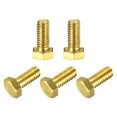 thumbnail image 1 of Unique Bargains Brass Hex Bolts, 5/16-18x3/4' 5 Pack Fully Thread Grade 4.8 Machine Screws, 1 of 4