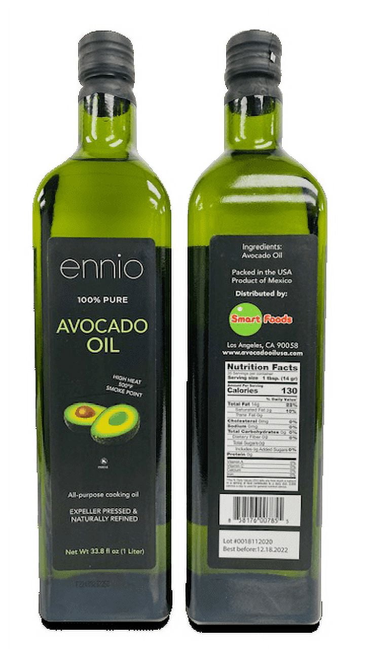 Ennio Huile d'avocat 100 % pure, 1 L