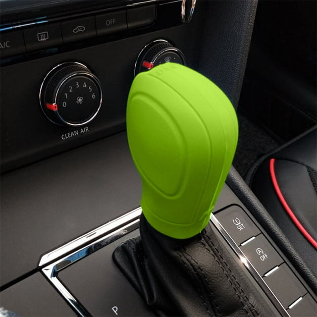 CHOK Car Gear Shifter Knob Cover Elastic Car Automatic Shifter Protector Cover Universal Antl-Slip Auto Knob Gear Stick Protector Vehicle Accessories