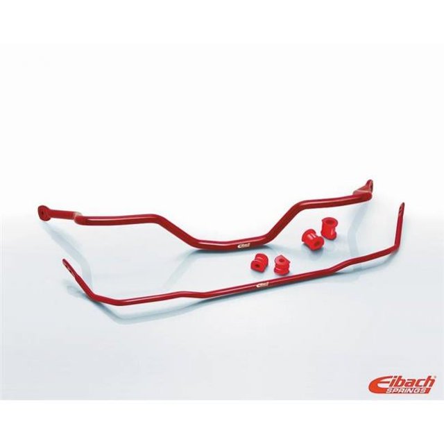 Barre Stabilisatrice Eibach pour Mazda Miata 1999-2005 5530.320 Anti-Rouleau-Kit; 27 Millimètres Avant/15 Millimètres Arrière; Rouge