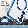 thumbnail image 5 of Magnetic Case Designed for Samsung Galaxy S24 Ultra 5G - Compatible with Charging & Accessories - Blue, 5 of 5
