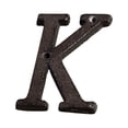 thumbnail image 1 of weibbin Creative Alloy House Wrought Iron Number with Wrought Iron Nails Pattern, Black Address Number Sign for Outside, Rustic Mailbox Number for Yard and House, 1 of 2
