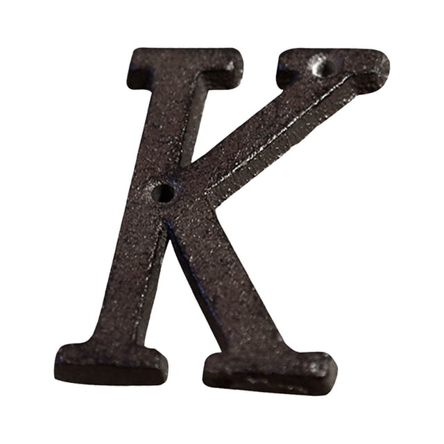 weibbin Creative Alloy House Wrought Iron Number with Wrought Iron Nails Pattern, Black Address Number Sign for Outside, Rustic Mailbox Number for Yard and House